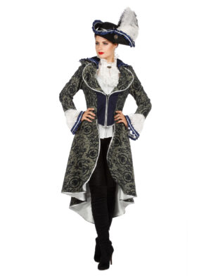 Jacke Rokoko Angelica Damen schwarz/weiß 44