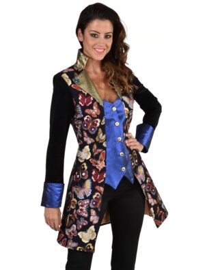 Jacke Schmetterling Damen bunt XL Farbe: bunt