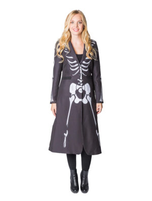 Jacke Skelett Damen schwarz L