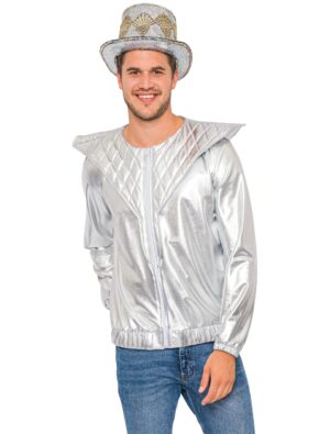Jacke Space Herren silber L