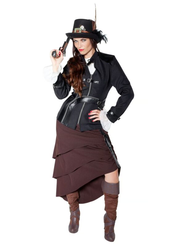 Jacke Steampunk 38 Farbe: schwarz