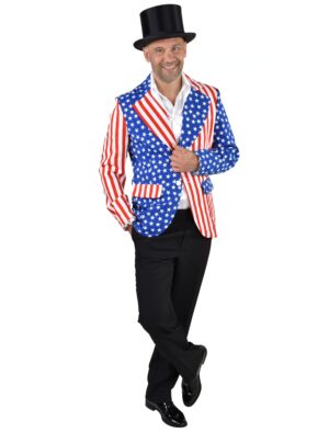 Jacke USA Herren bunt XL Farbe: bunt