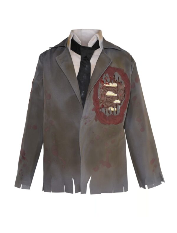 Jacke Zombie grau 2-tlg. 6-8 Jahre