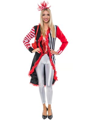 Jacke mit Tüll Köln Wappen Damen schwarz/weiß/rot 2XL