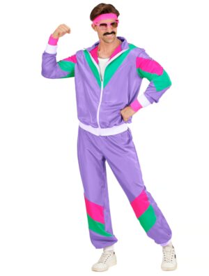 Jogginganzug Herren 2-tlg. lila XL