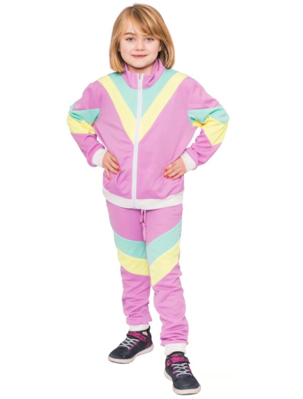 Jogginganzug Kinder 2-tlg. violett-140