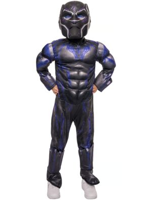 Jumpsuit Black Panther 2tlg. Kinder schwarz/lila 2-4 Jahre