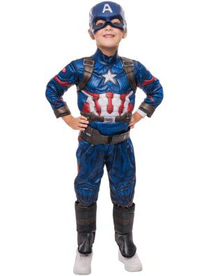 Jumpsuit Captain America 2tlg. rot/weiß/blau 2-4 Jahre