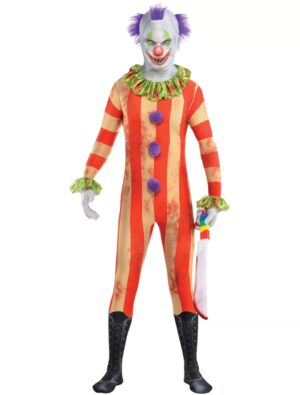 Jumpsuit Clown Herren bunt XL Farbe: bunt