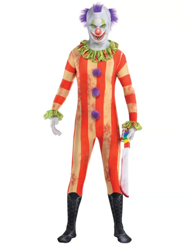 Jumpsuit Clown Herren bunt XL Farbe: bunt