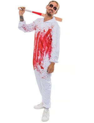 Jumpsuit Herren blutig Herren rot/weiß L-XL