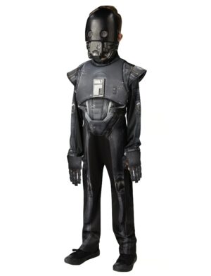 K-2SO Star Wars de luxe Kinder 2-tlg. schwarz M