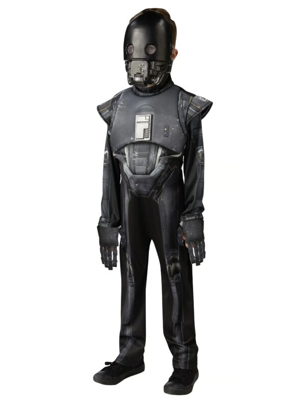 K-2SO Star Wars de luxe Kinder 2-tlg. schwarz M