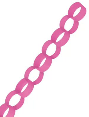 Kettengirlande 390cm pink