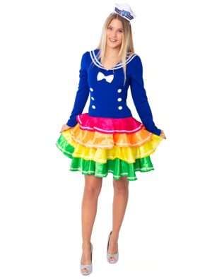 Kleid Ahoj-Brause Damen bunt 34 Farbe: bunt