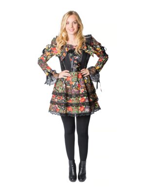 Kleid Bloody Fiesta bunt L Farbe: bunt