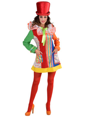 Kleid Bommel Damen bunt L/XL Farbe: bunt