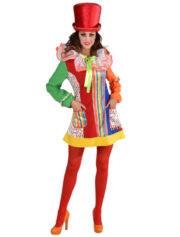 Kleid Bommel Damen bunt L/XL Farbe: bunt