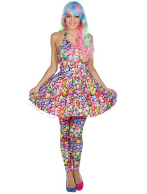 Kleid Candy Schokolinsen bunt 40 Farbe: bunt