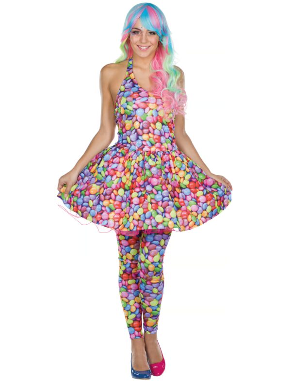 Kleid Candy Schokolinsen bunt 40 Farbe: bunt