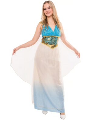 Kleid Danaria  Damen blau/gold 34