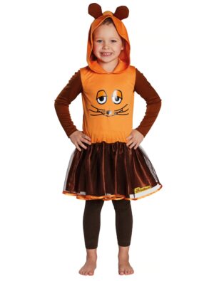 Kleid Die Maus Kinder orange