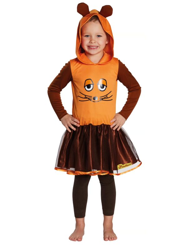 Kleid Die Maus Kinder orange