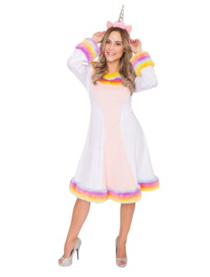 Kleid Einhorn XL Farbe: