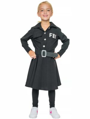 Kleid FBI Kinder schwarz