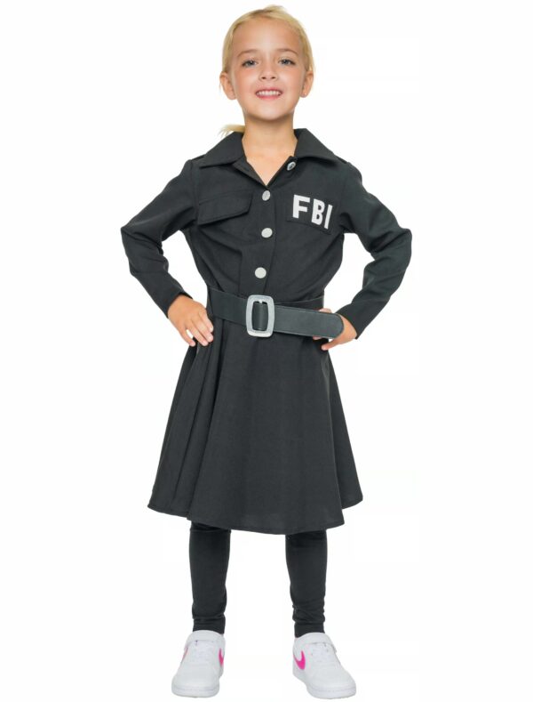 Kleid FBI Kinder schwarz