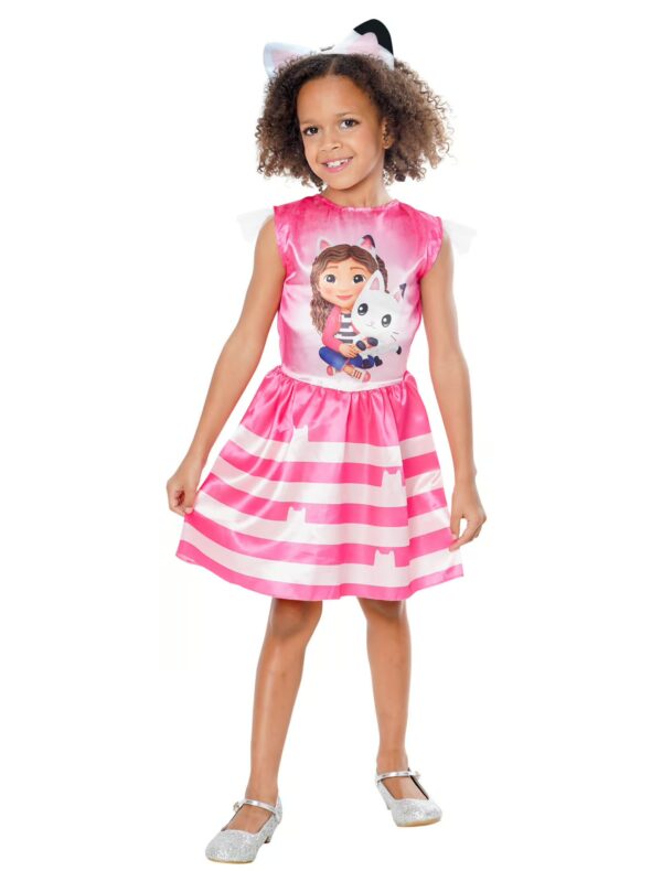 Kleid Gabby's Dollhouse pink/weiß 3-5 Jahre