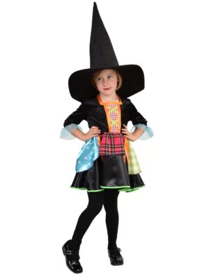 Kleid Hexe Kinder bunt 152 Farbe: bunt