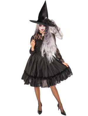 Kleid Kamee mit Spitze schwarz S