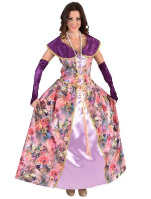 Kleid Marquise Rosen Damen bunt L Farbe: bunt