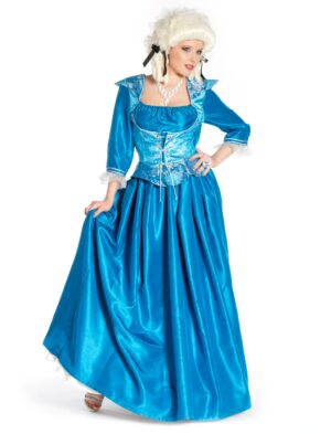 Kleid Marquise lang türkis S