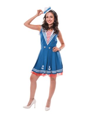 Kleid Matrosin blau XS