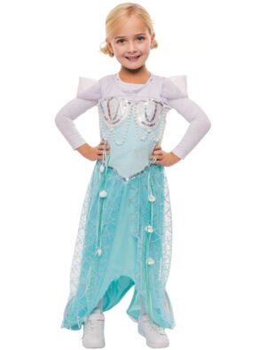 Kleid Meerjungfrau Kinder türkis 152