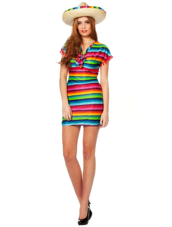 Kleid Pinata gestreift Damen bunt 40 Farbe: bunt