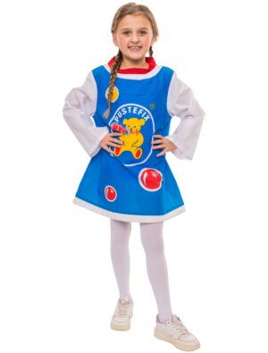 Kleid Pustefix Kinder Mädchen blau