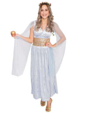 Kleid Römerin Damen hellblau XL