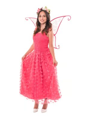 Kleid Schmetterling pink XS