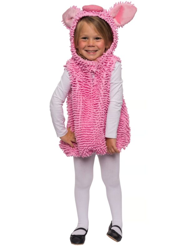 Kleid Schwein Kinder pink 134-140