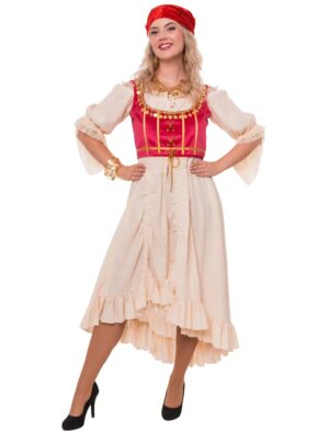 Kleid Steampunk beige XS