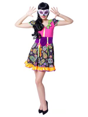 Kleid Todesgöttin schwarz XS