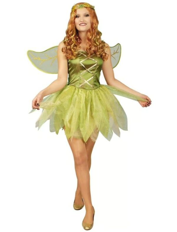 Kleid Waldfee 3-tlg. Damen grün 40/42