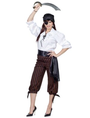 Kniebundhose Damen braun/schwarz 48