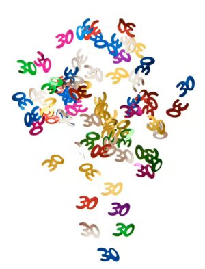 Konfetti 30 bunt 15g Farbe: mehrfarbig