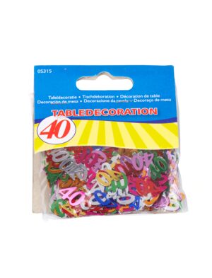 Konfetti 40 bunt 15g Farbe: mehrfarbig
