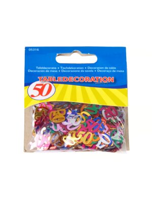 Konfetti 50 bunt 15g Farbe: mehrfarbig