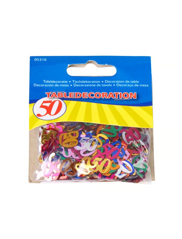 Konfetti 50 bunt 15g Farbe: mehrfarbig
